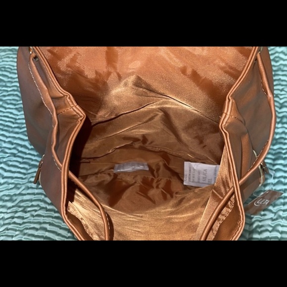 Faux Leather Brown Ulta Backpack 🎒 ✨ - Picture 3 of 6